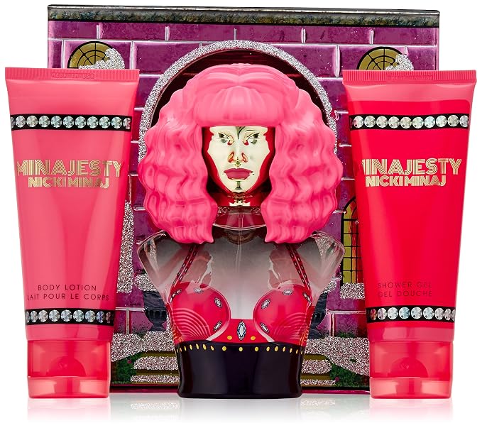 Nicki Minaj Minajesty 3pc (3.4oz Eau de Parfum + Body Lotion+ Shower Gel) - Set