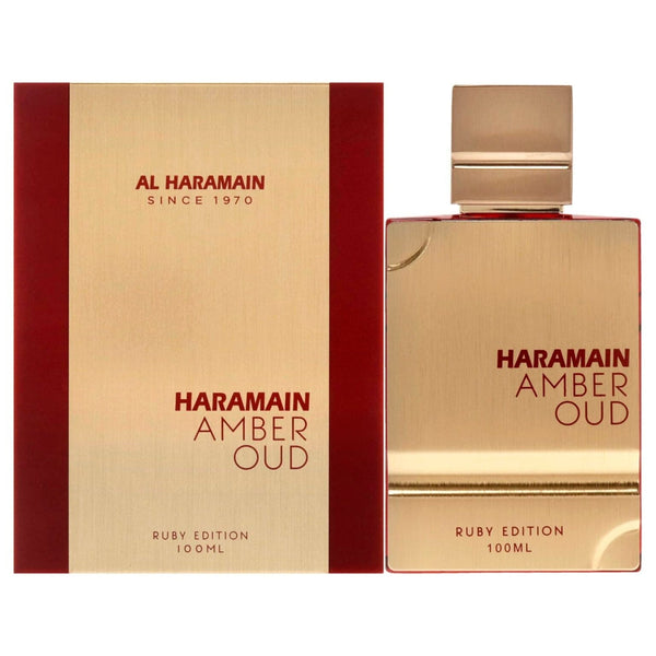 Al Haramain Amber Oud Ruby 4.0 oz Eau de Parfum spray bottle