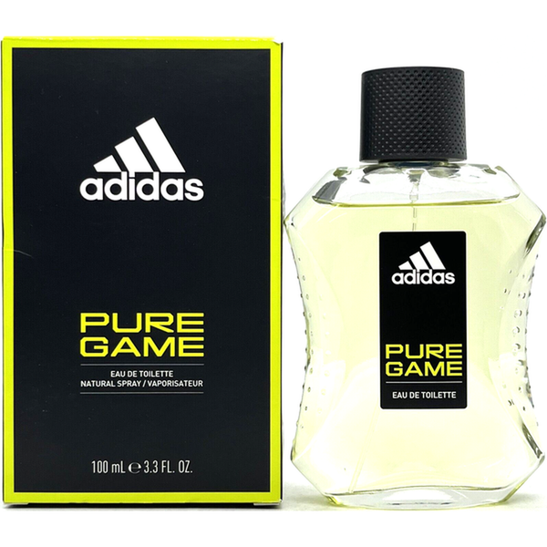 Adidas Pure Game 3.4 oz EDT Spray men's fragrance bottle