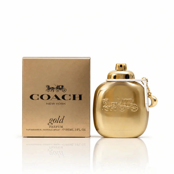 Coach New York Gold 3.4 oz Eau de Parfum Spray bottle