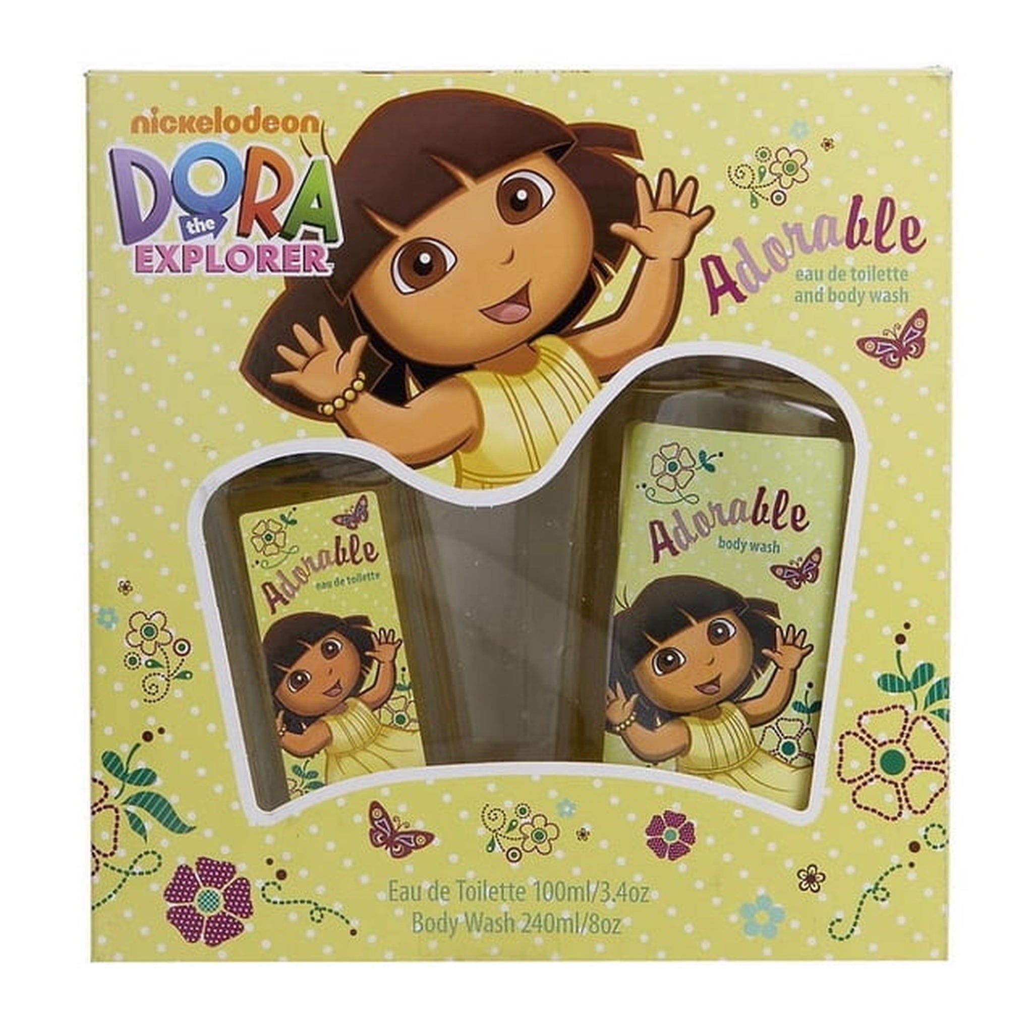 Dora Adorable 2PC fragrance and bubble bath gift set