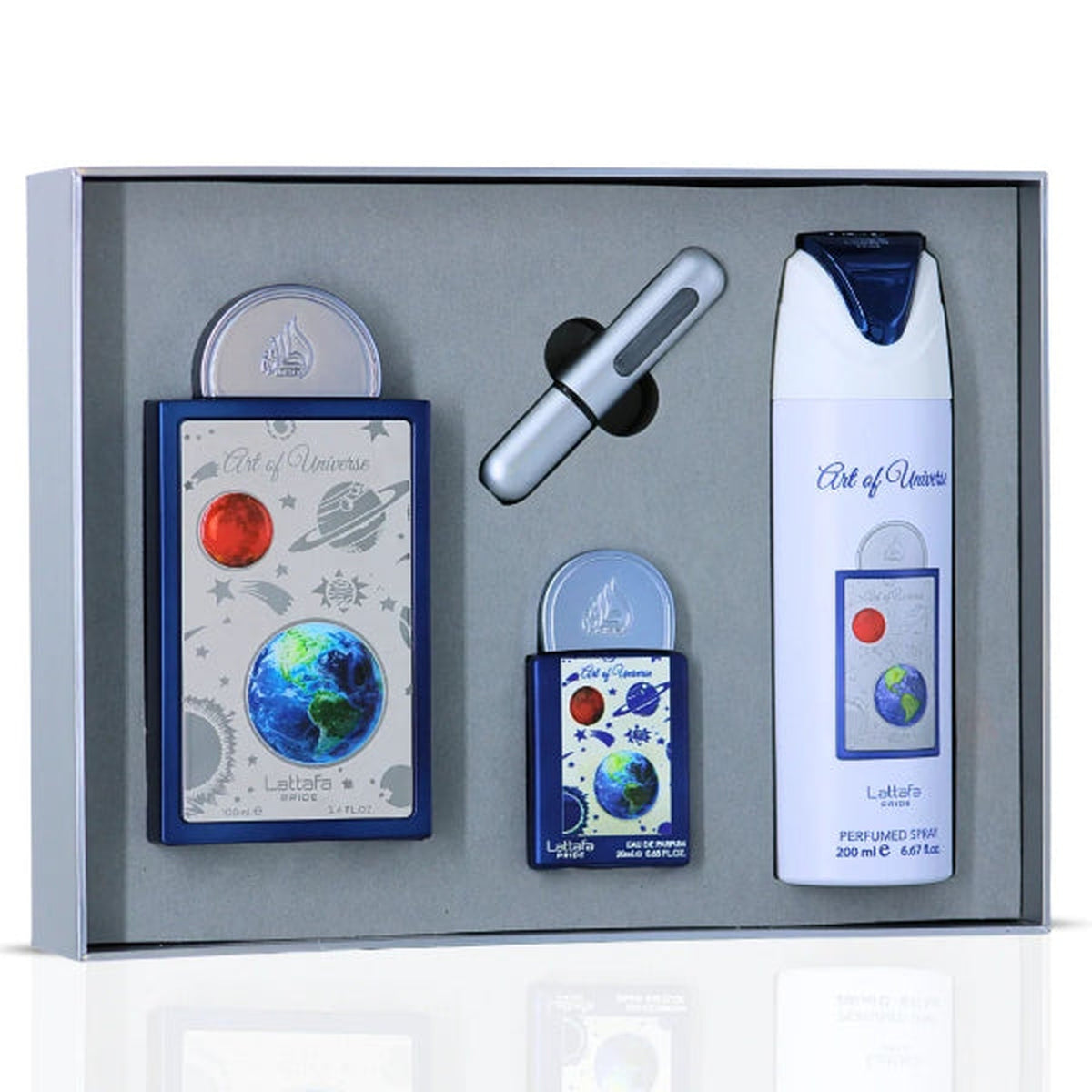 Lattafa Pride Art of Universe 3.4 oz Eau de Parfum Spray bottle