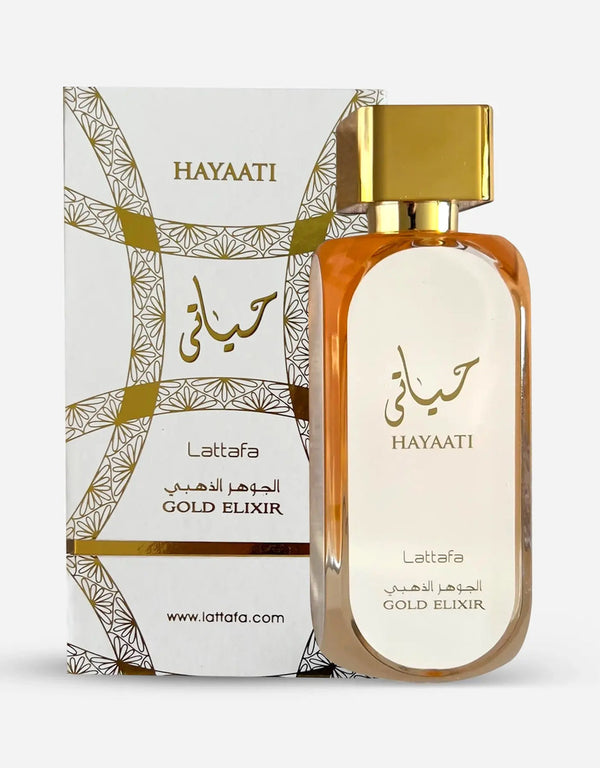 Lattafa Hayaati Gold Elixir 3.4oz Eau de Parfum
