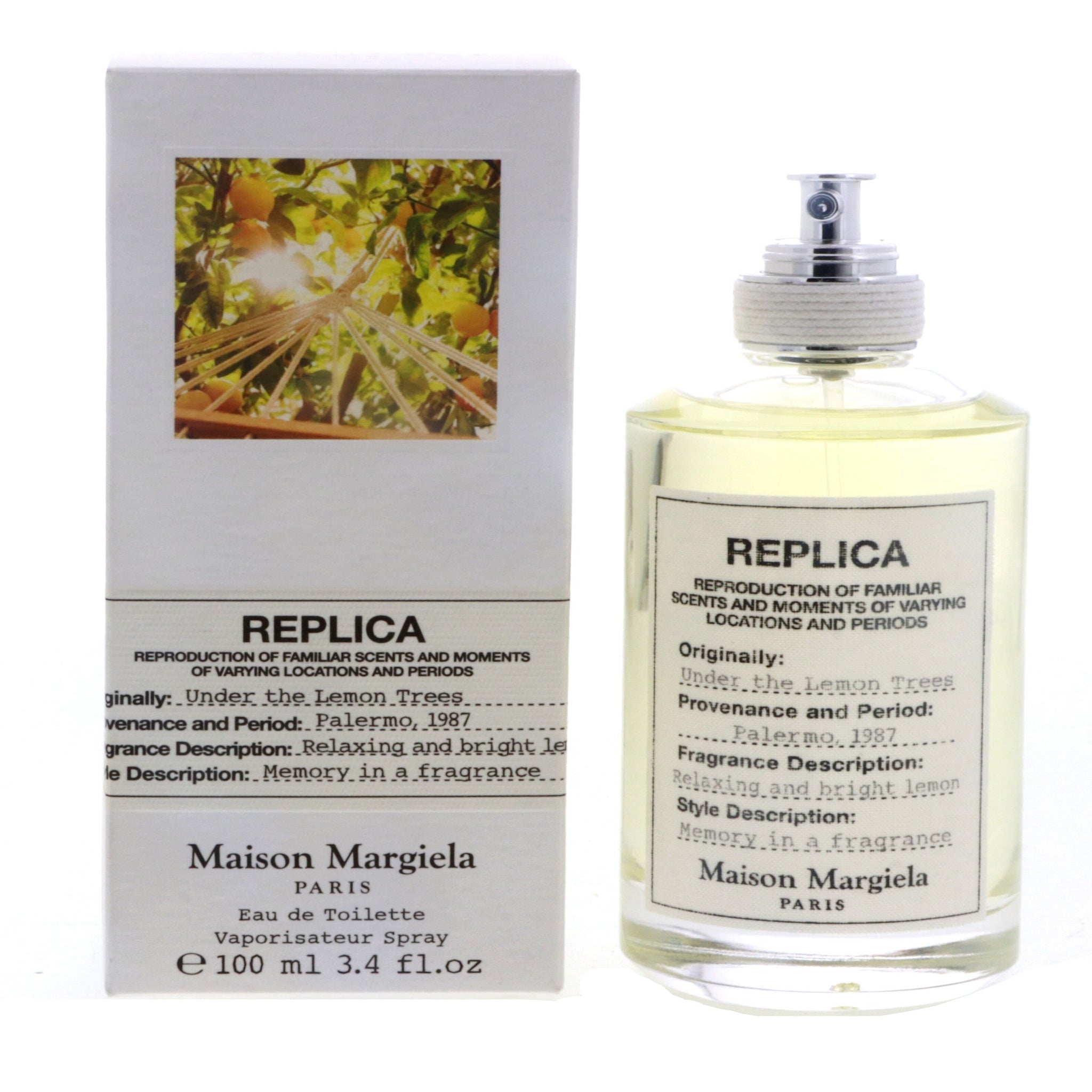 Maison Margiela REPLICA Under the Lemon Trees 3.4 oz EDT Spray bottle