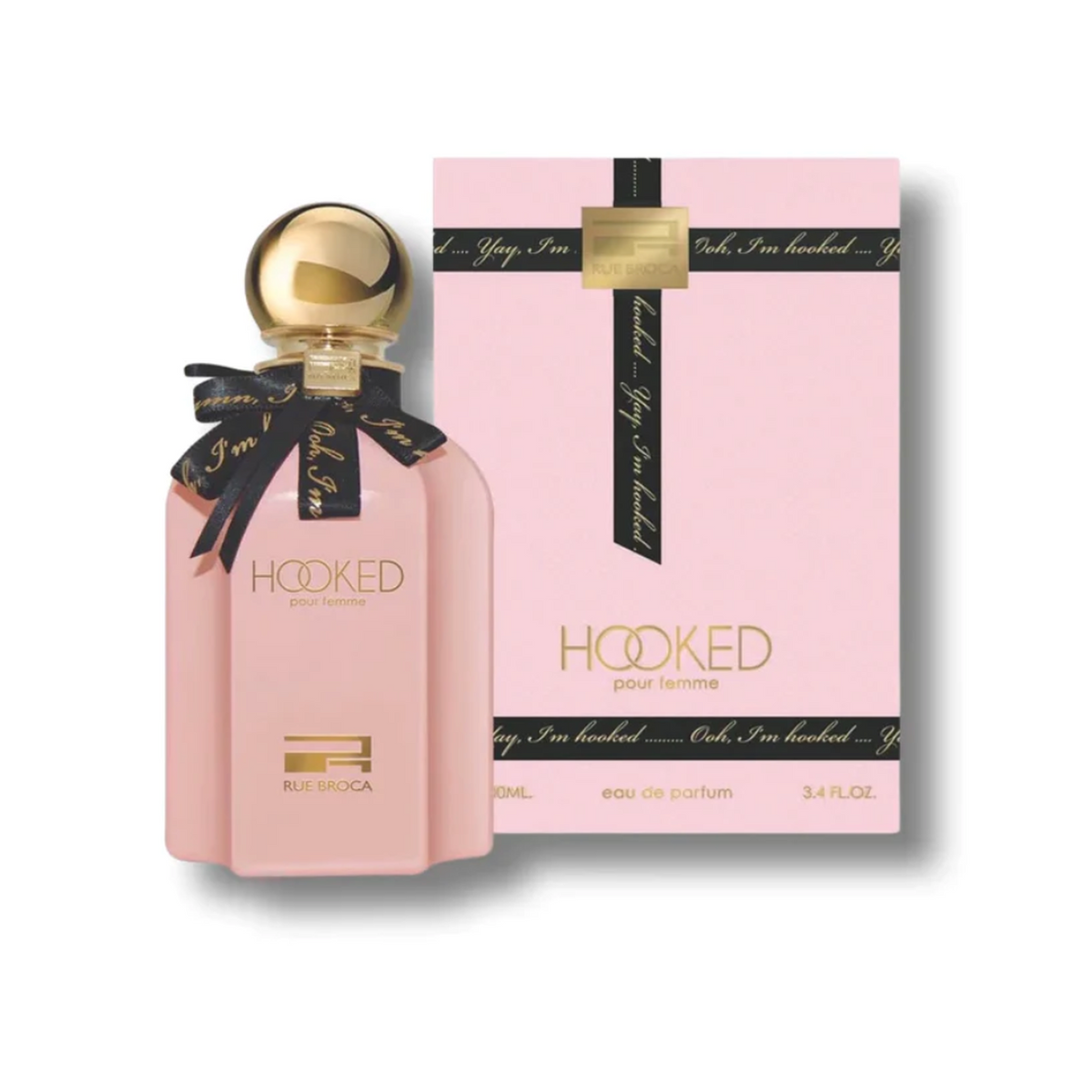 AFNAN Rue Broca Hooked 3.0 oz Eau de Parfum spray bottle