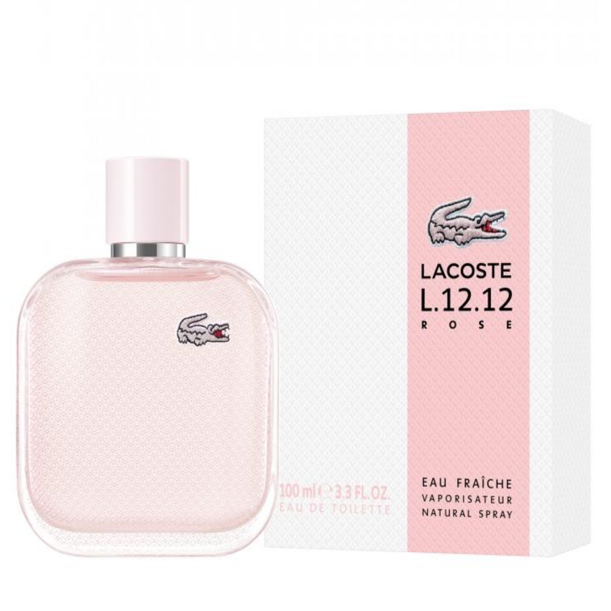 Lacoste Rose Eau Fraiche 3.4 oz EDT Spray bottle