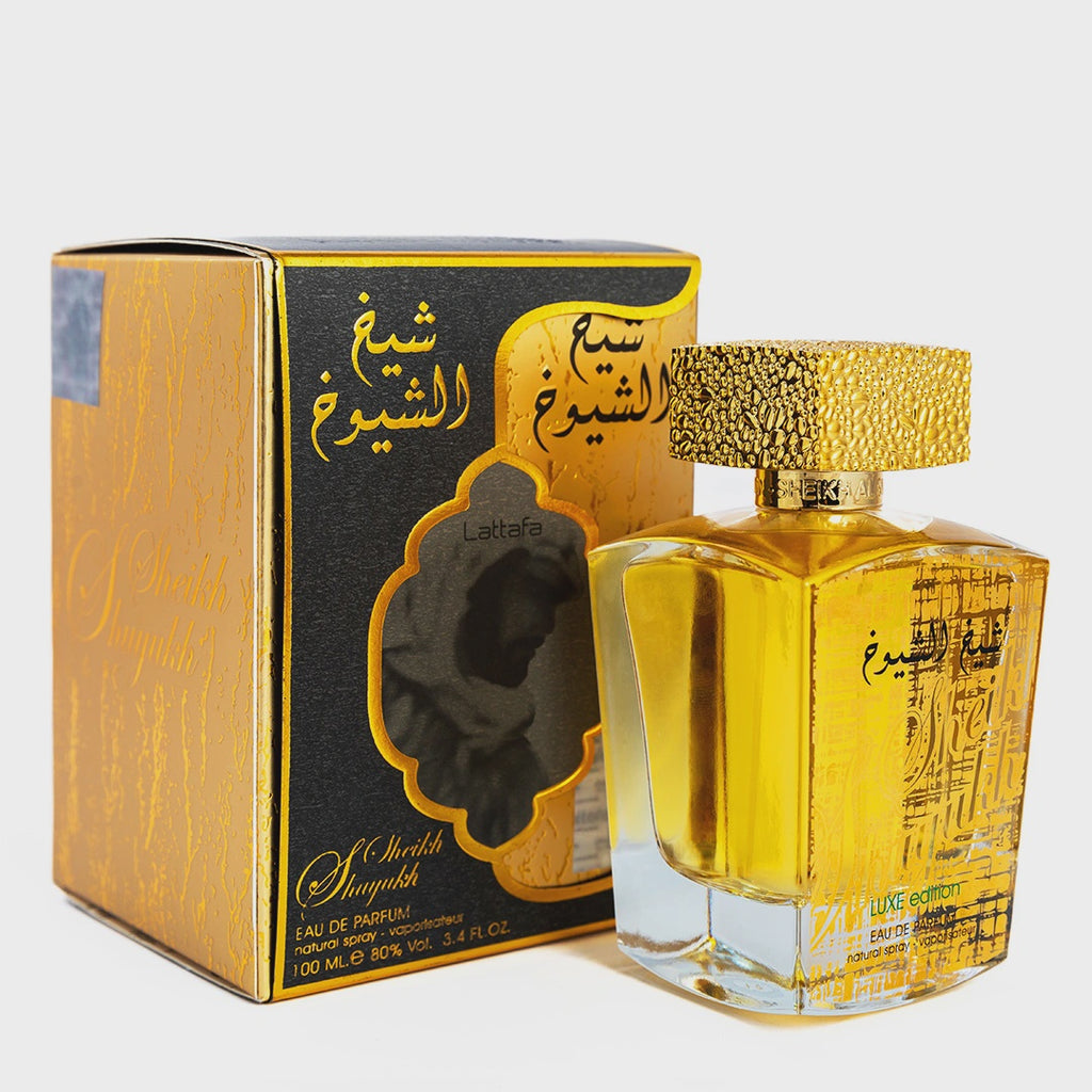 LATTAFA SHEIK AL SHUYUKH LUXE 3.4OZ EDP SPRAY (LIKE LANCOME OUD BOUQUET)