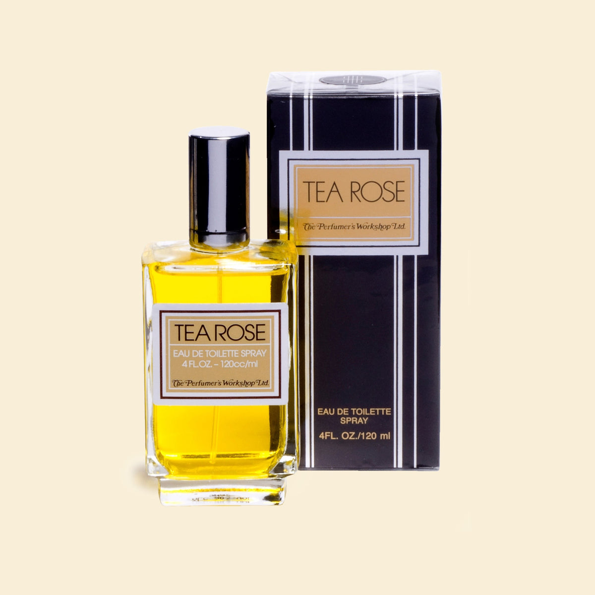Tea Rose 3.4 oz EDT Spray fragrance bottle