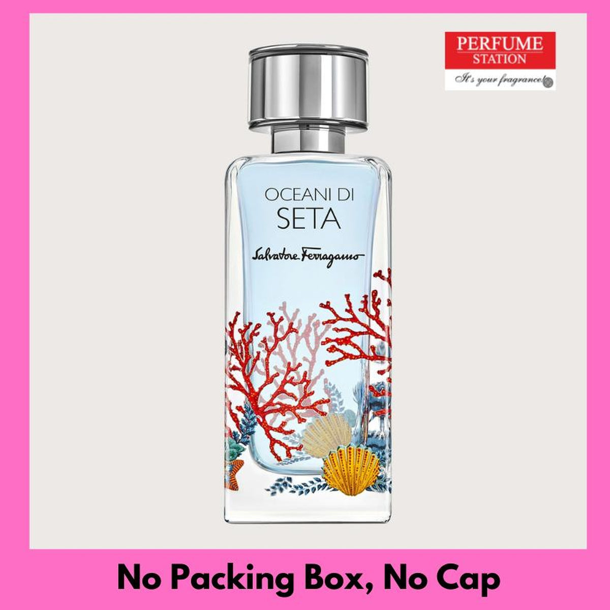 S. Ferragamo Oceani di Seta 3.4 oz Eau de Parfum spray bottle