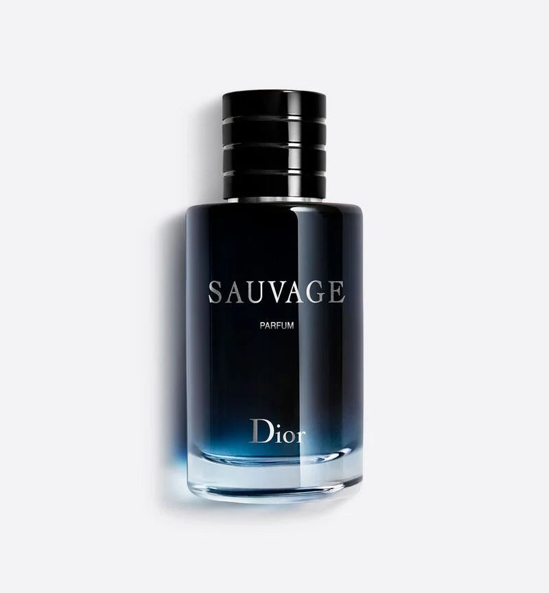 CD Sauvage 3.4oz Parfum Spray bottle and packaging