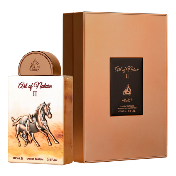 Lattafa Art of Nature 2 3.4 oz Eau de Parfum spray bottle and box