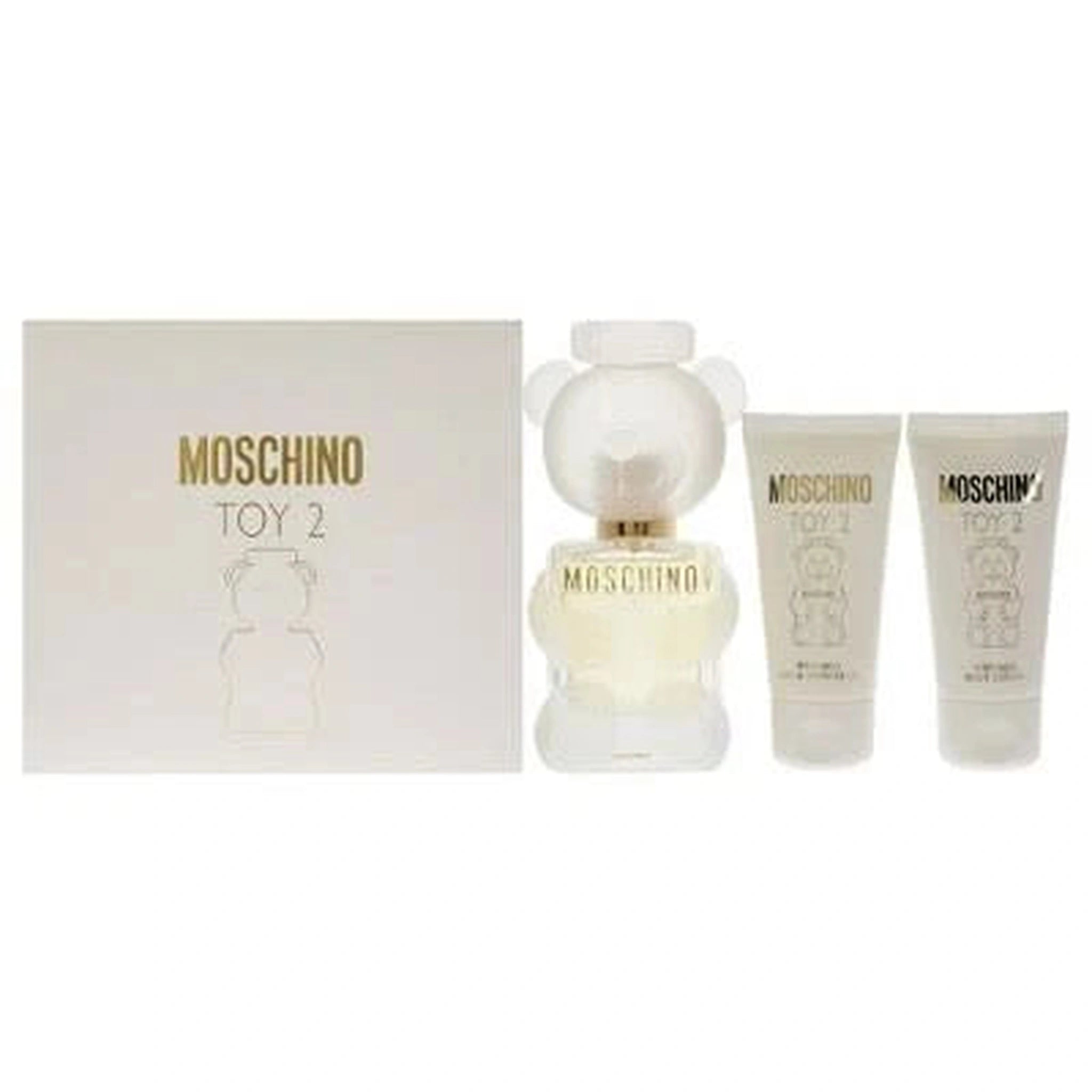 Moschino Toy 2 3pc(3.4oz Eau de Parfum + 3.4 Body Lotion + 0.33oz Eau de Parfum) - Set