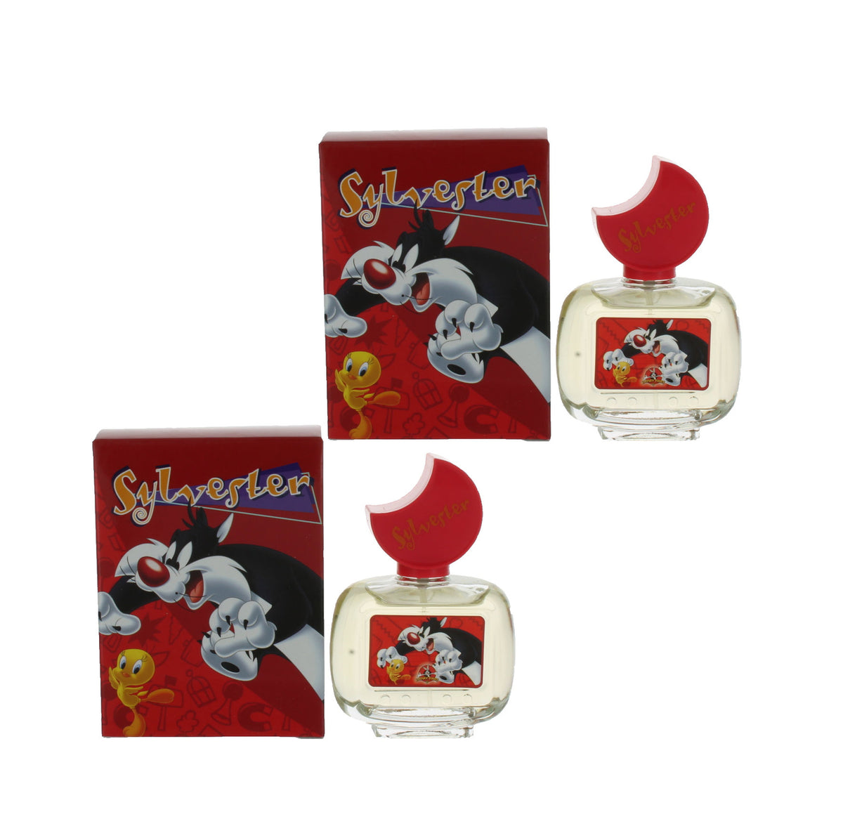 Sylvester -3pcs (3.4oz + 3.4oz Shower Gel + Key Chain) Tin Can - Set