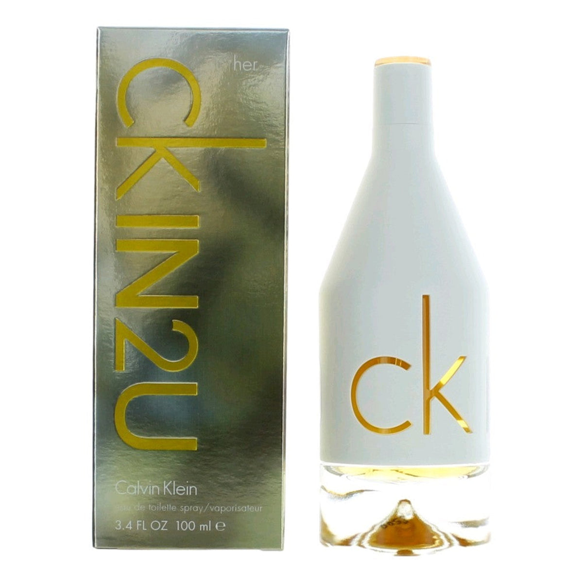 CK IN2U 3.4 oz EDT Spray by Calvin Klein fragrance bottle