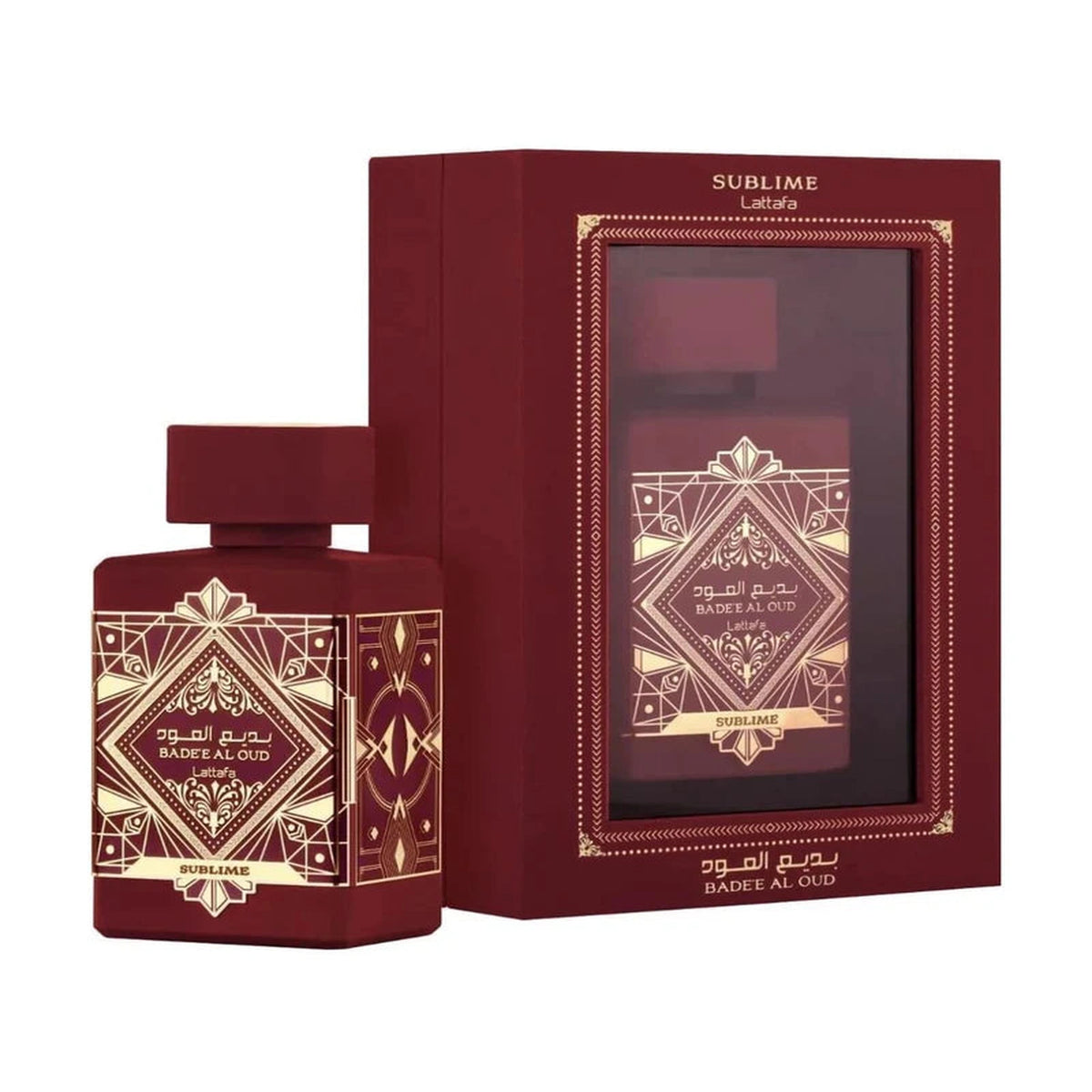 Lattafa Badee Al Oud Sublime 3.4 oz Eau de Parfum Spray bottle