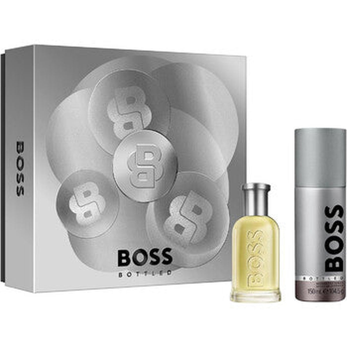 HUGO BOSS #6 two-piece men’s fragrance set with 6.7 oz Eau de Toilette and deodorant