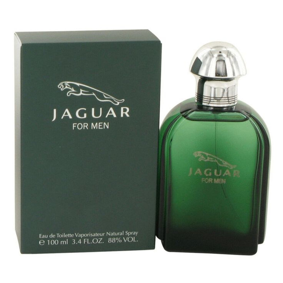 Jaguar Green 3.4 oz EDT Spray bottle for men