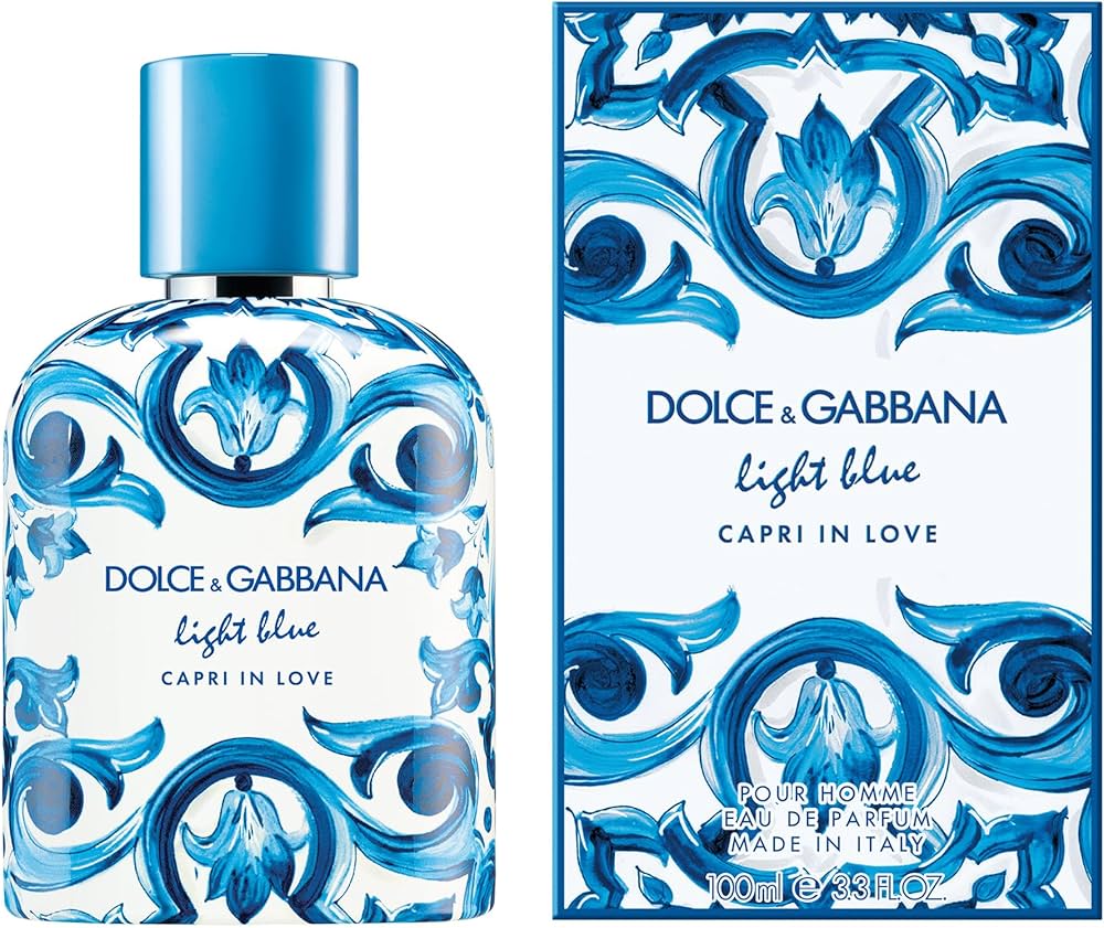 D&G LIGHT BLUE CAPRI IN LOVE CAPRI 3.4OZ EDP SPRAY