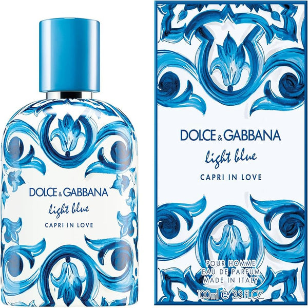 Dolce and Gabbana Light Blue Capri In Love Eau de Parfum 3.4 oz spray bottle