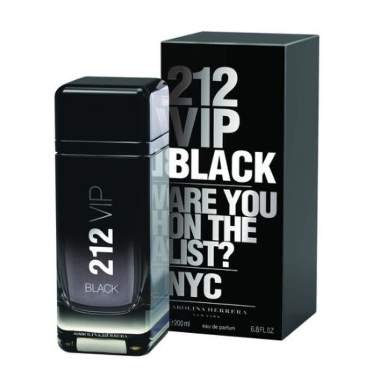 C. Herrera 212 VIP Black 6.7 oz Eau de Parfum spray bottle for men