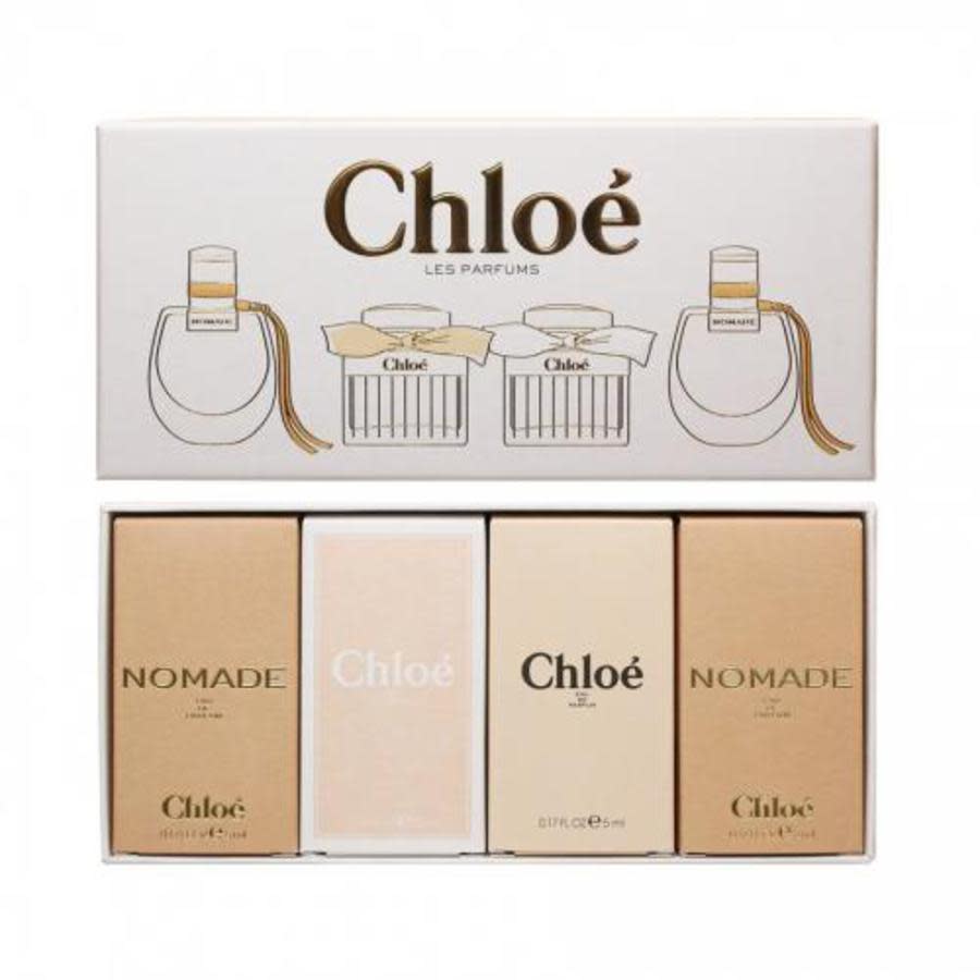 CHLOE 4PC. MINI SET (NOMADE EDT + ROSE TANGERINE EDT + CHLOE EDP + NOMADE EDP) ALL 0.16OZ - Set