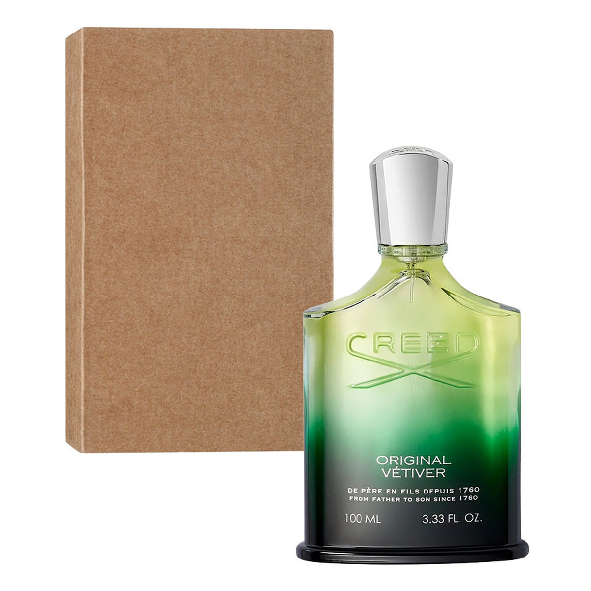 Creed Original Vetiver 3.4 oz Eau de Parfum Spray men's tester bottle no cap