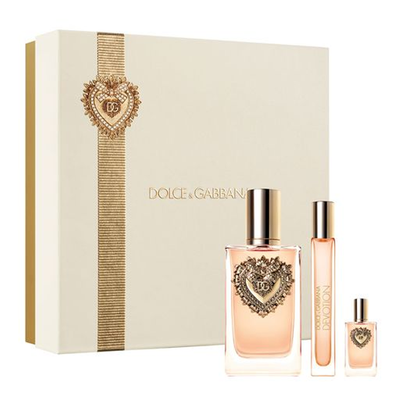 D&G DEVOTION 3PC (3.4OZ EDP +1.7OZ BL+ 1.7 SG) - Set