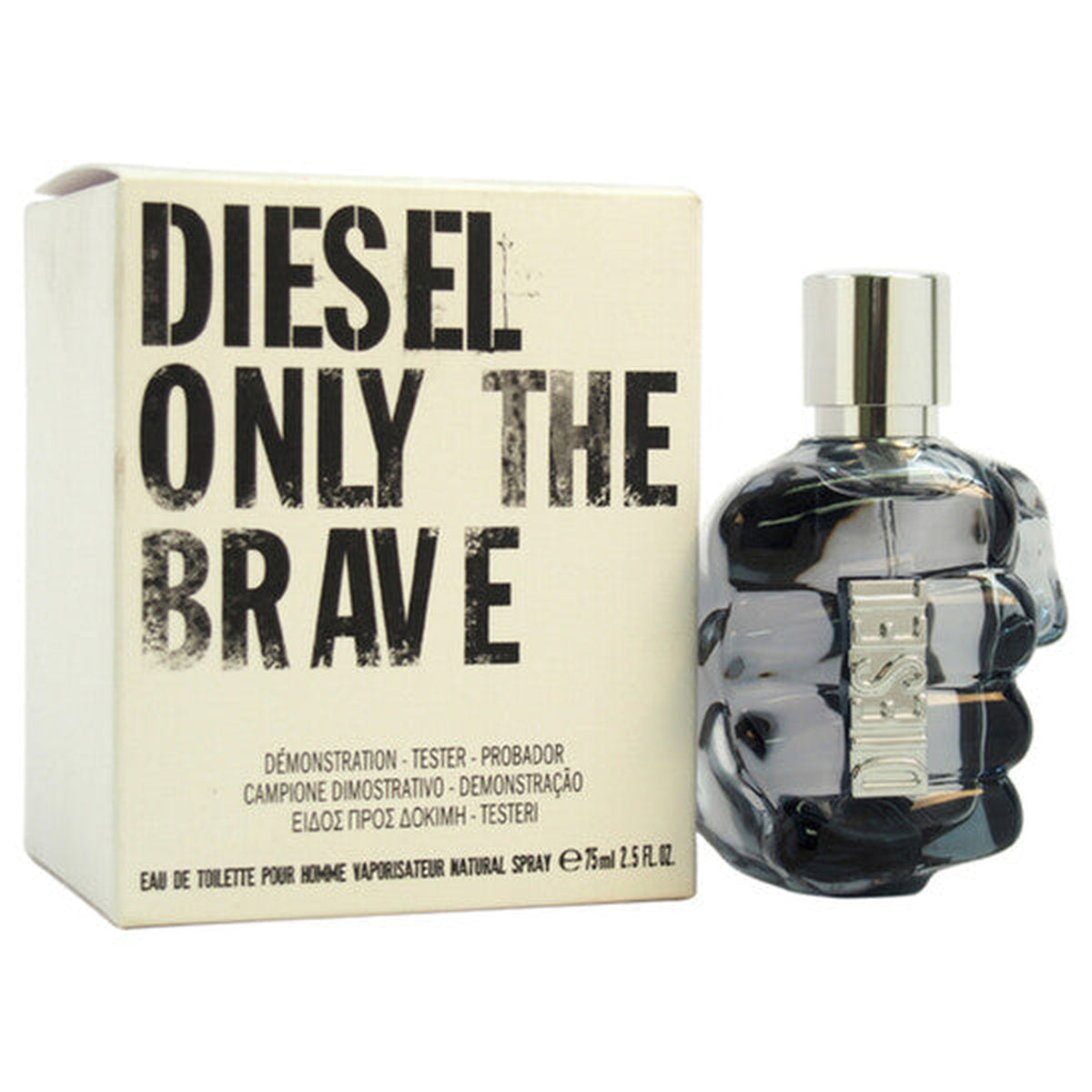 DIESEL Only The Brave 2.5 oz Eau de Toilette Spray Men's Tester bottle