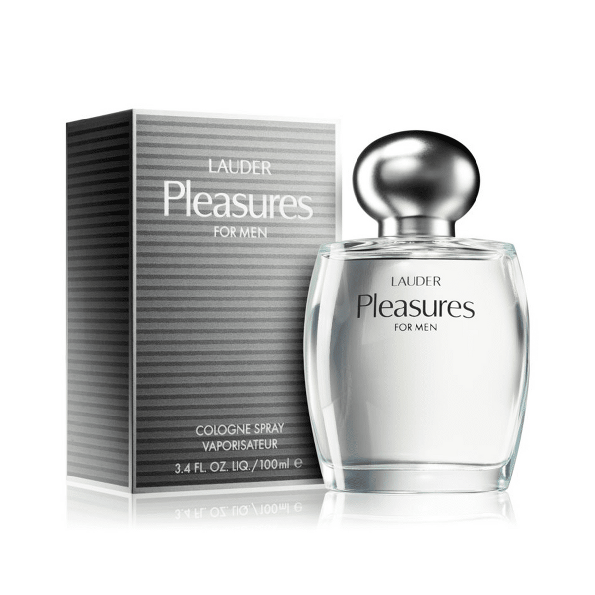 Estée Lauder Pleasures 3.4 oz Eau de Cologne spray bottle
