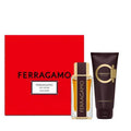 Salvatore Ferragamo SPICY LEATHER 3PC (3.4OZ PARFUM + 3.4 SG + 10ML) - Set