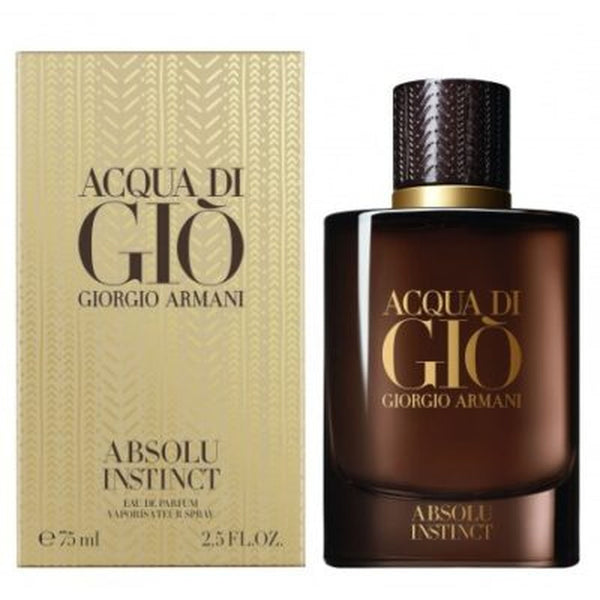 Armani Acqua di Gio Absolu 4.2 oz Eau de Parfum spray bottle
