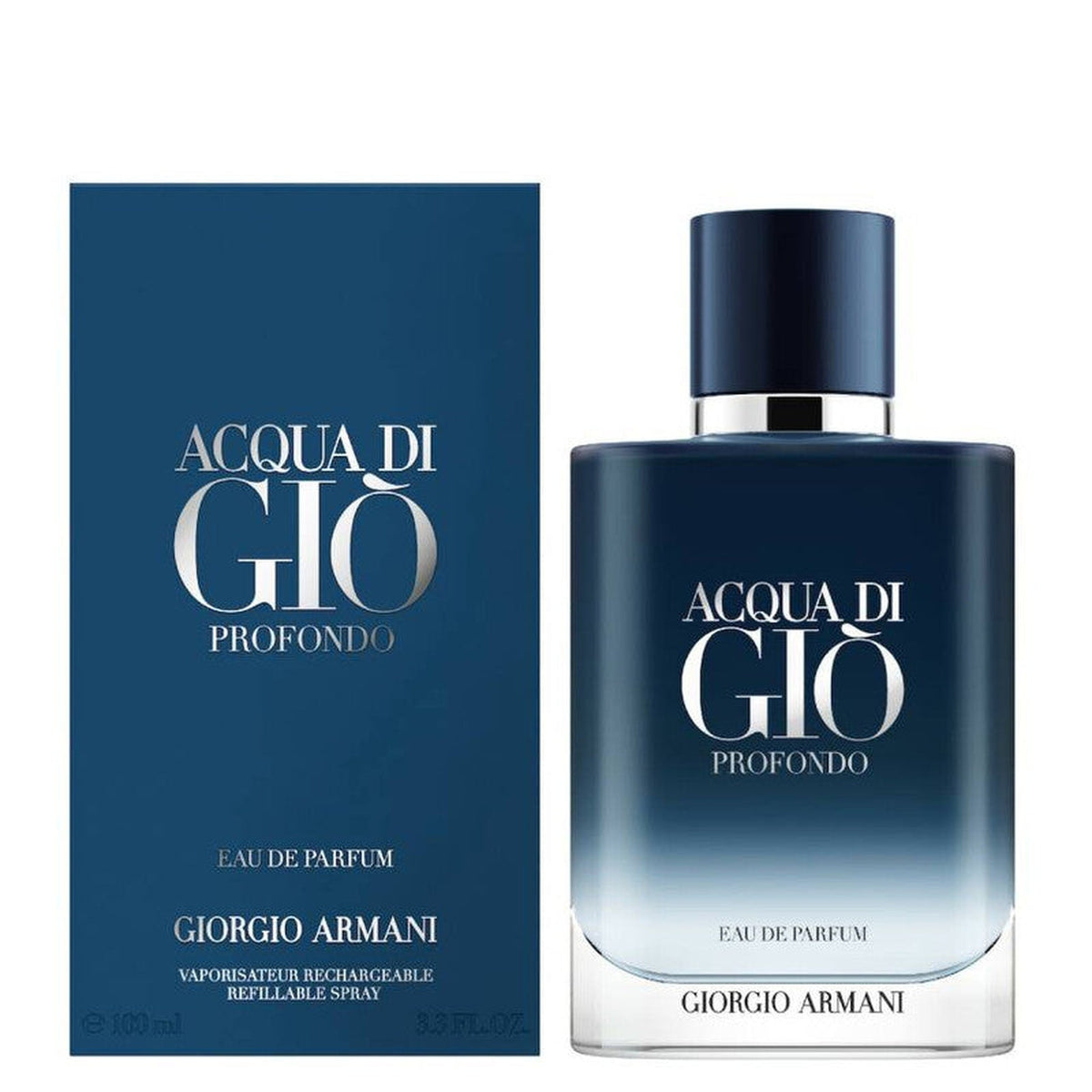 Armani Acqua di Gio Profondo 3.4 oz Eau de Parfum Spray bottle