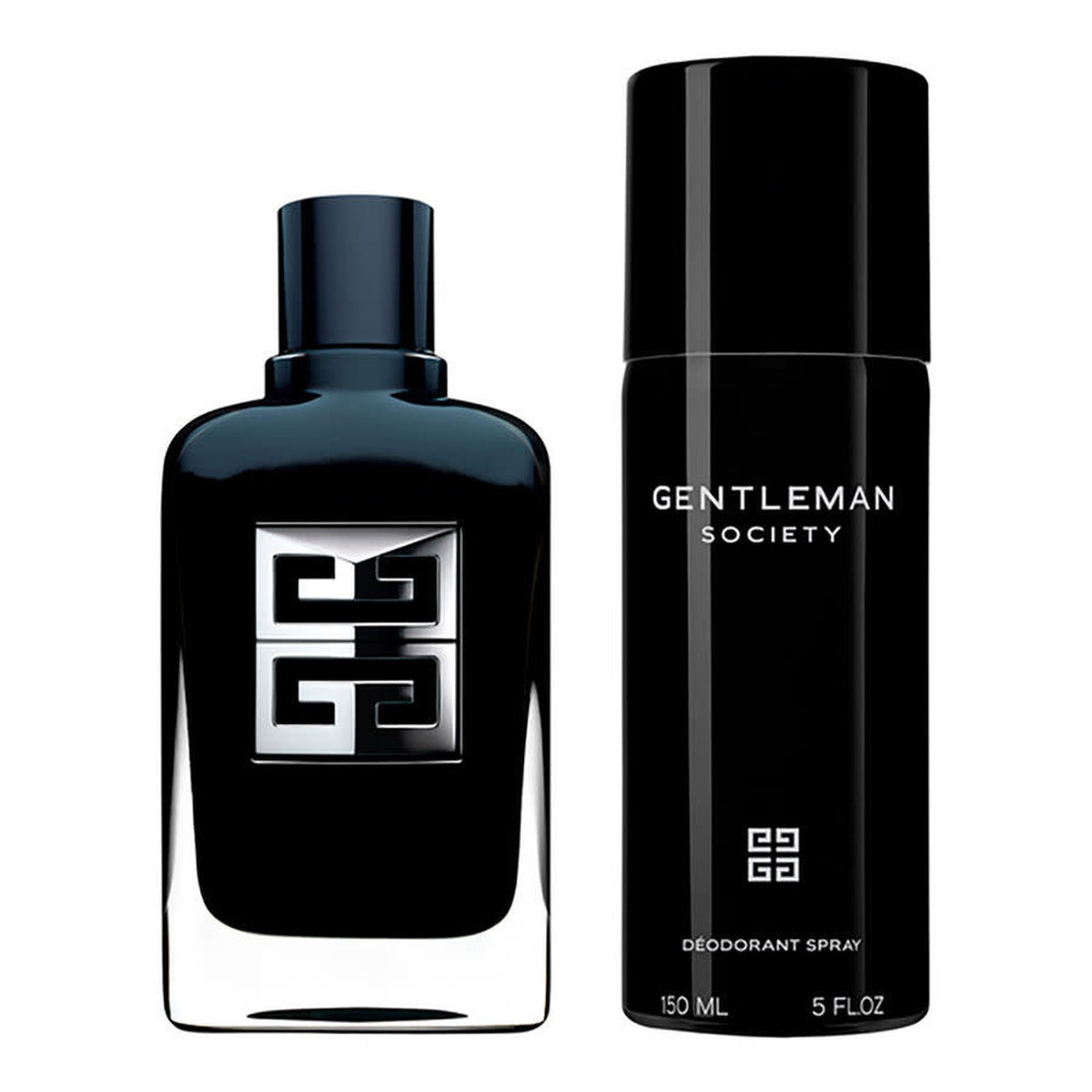 Givenchy Gentleman Society 2 piece fragrance set with 3.4 oz Eau de Parfum and 5.0 oz deodorant spray