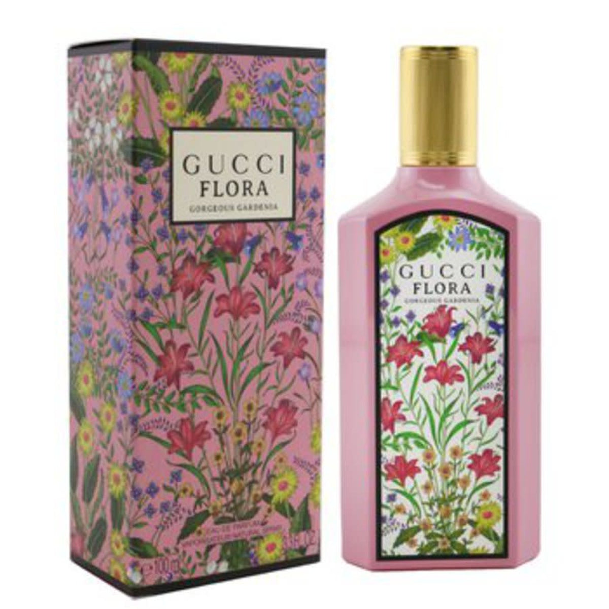 Gucci Flora Gorgeous Gardenia 3.4 oz Eau de Parfum spray bottle