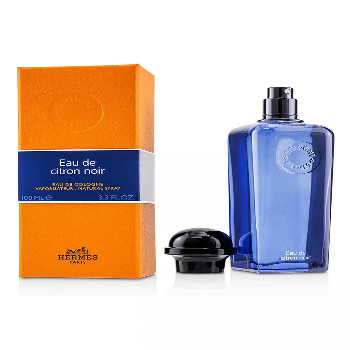 Hermès Citron Noir 3.4 oz Eau de Cologne Spray bottle