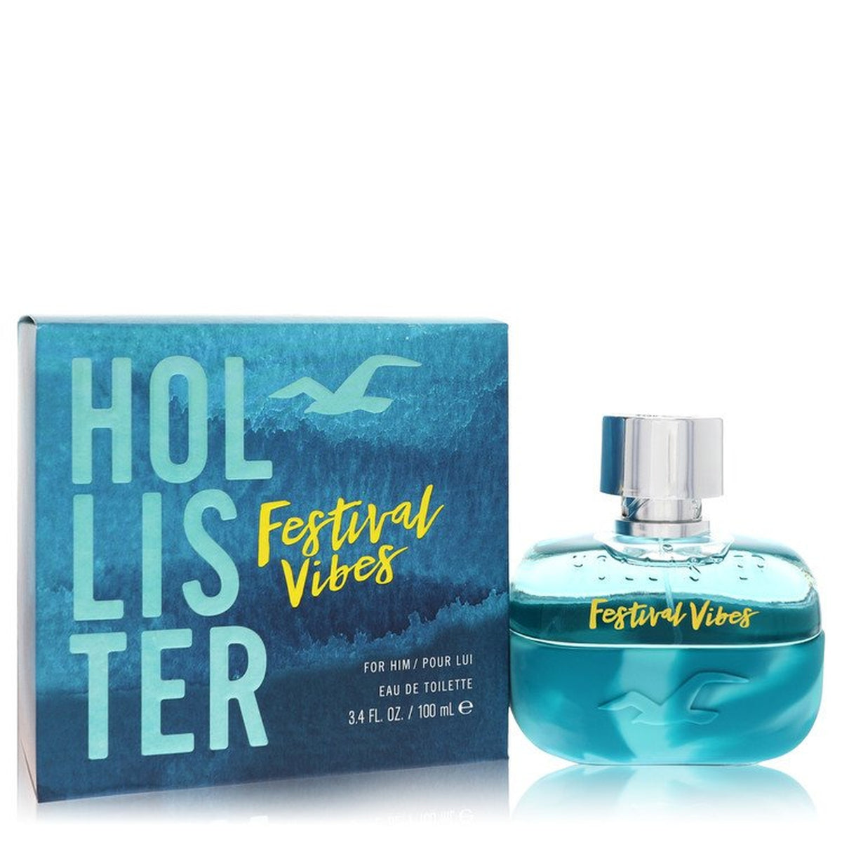 Hollister Festival Vibes 3.4 oz EDT Spray bottle