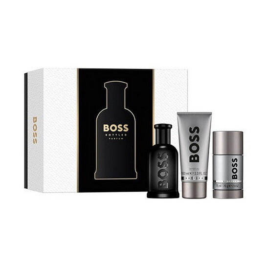 HUGO BOSS #6 3PC(3.4OZ PARFUM+2.4OZ DEO+3.4SG) - Set