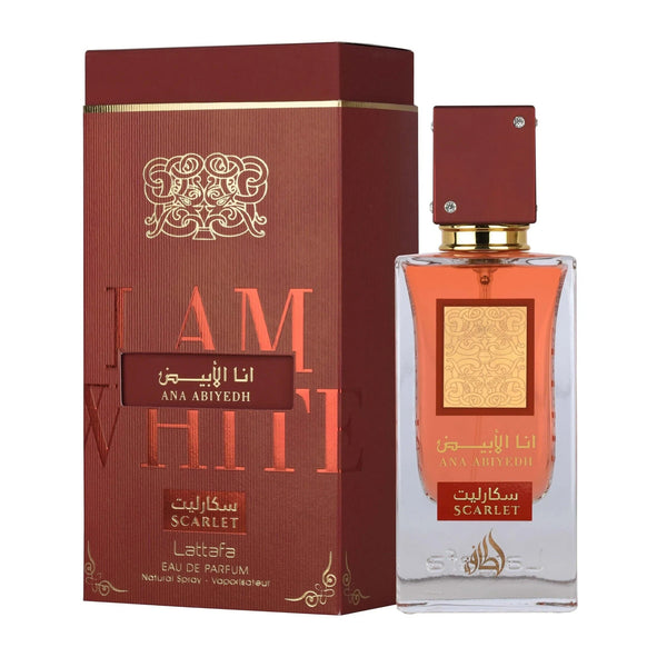 Lattafa Ana Abiyedh Scarlet 2.0 oz Eau de Parfum Spray bottle