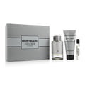 MONT BLANC EXPLORER PLATINUM 3PC. (3.4OZ EDP + 0.25OZ EDP + 3.3OZ S/GEL)SB - Set