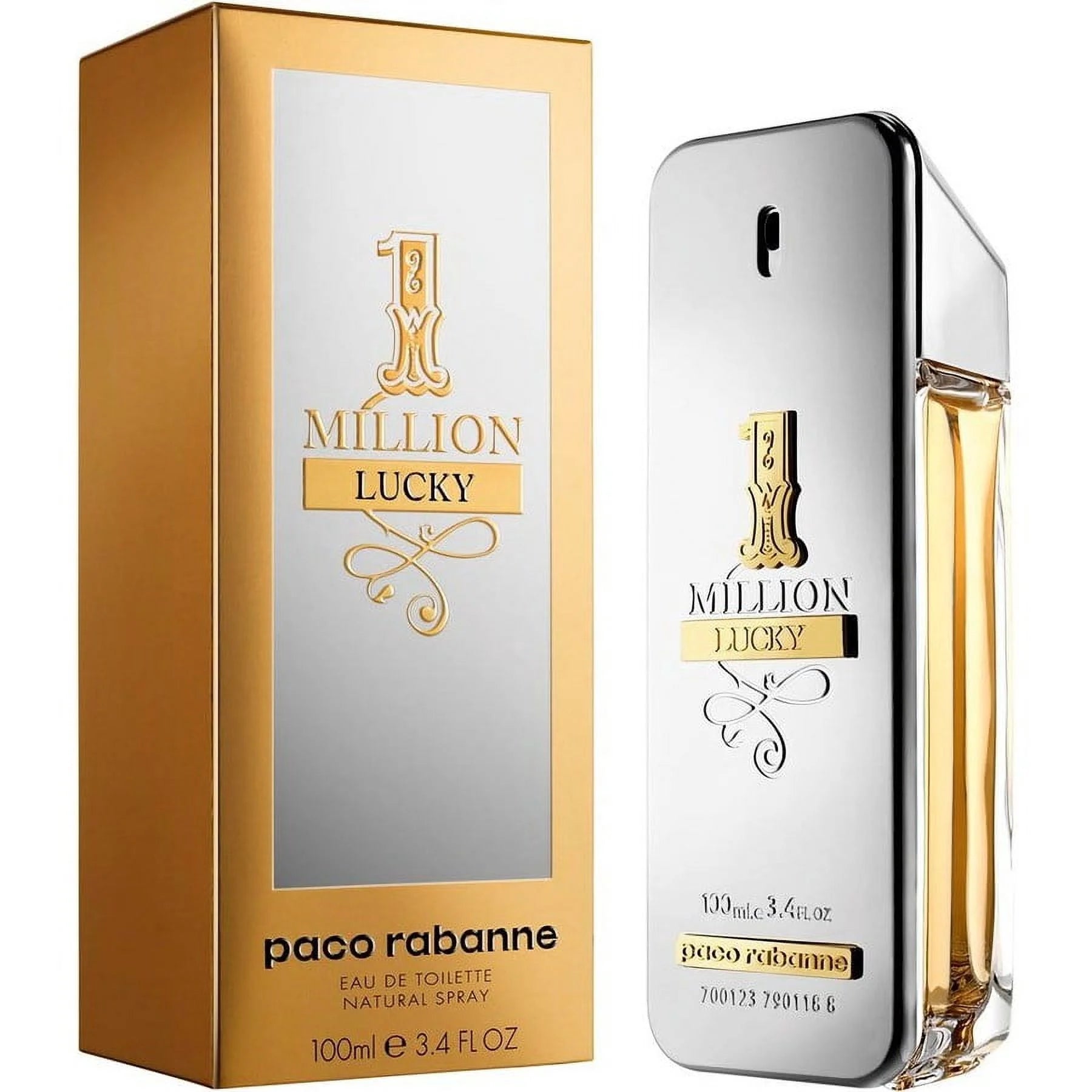Paco 1 Million Lucky 3.4oz Eau de Toilette Spray