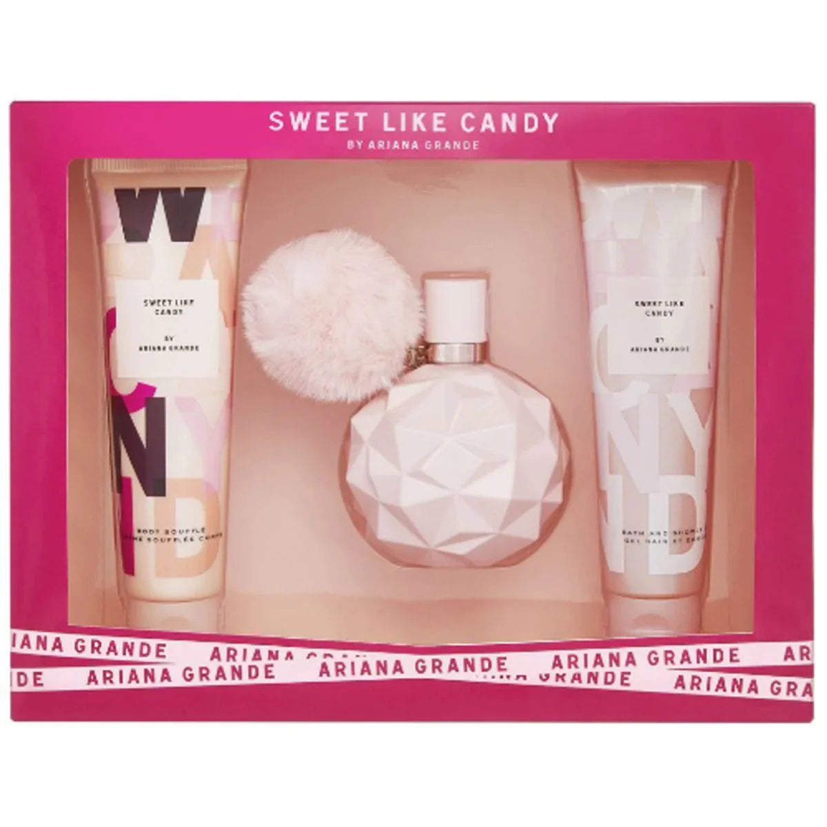 ARIANA GRANDE SWEET LIKE CANDY 3PC (3.4OZ EDP+3.4BL+ 4.0OZ BODY MIST) - Set
