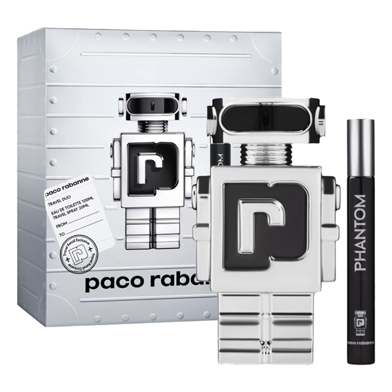 PACO RABANNE PHANTOM 2PC (3.4OZ EDT +0.66OZ MINI) - Set