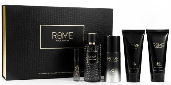 BHARARA ROME EXTRADOSE 5PC (3.4OZ EDP +5.1OZ DEO SPRY + 5.1 BL + MINI) - Set