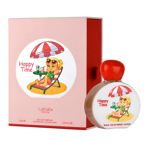 Lattafa Happy Time Kids 2.5 oz Eau de Parfum spray bottle