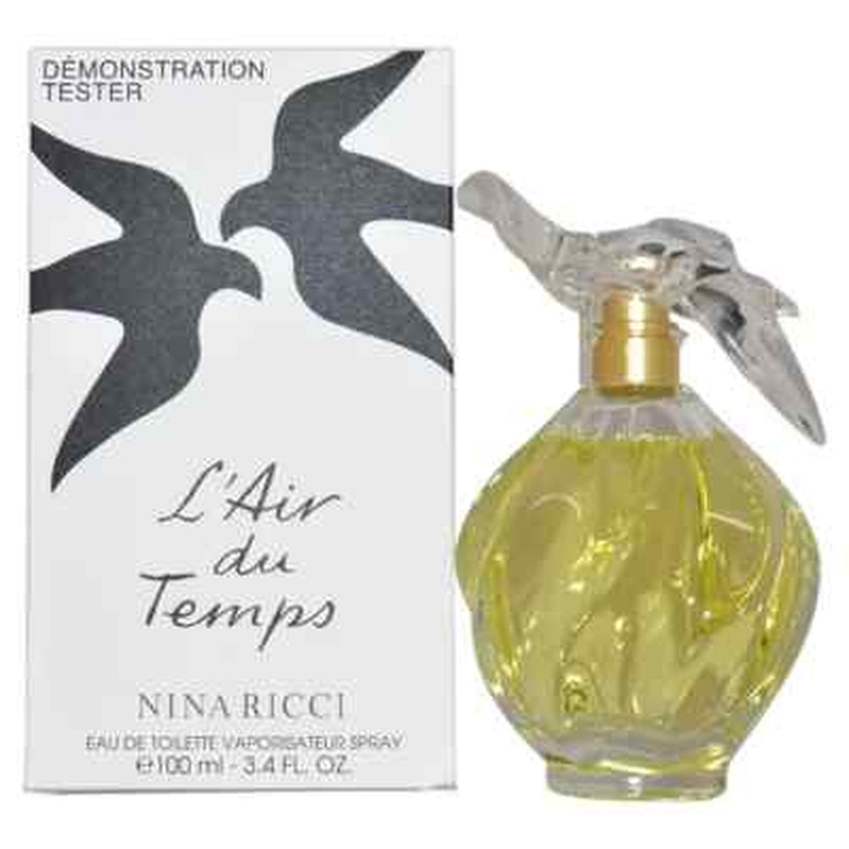 Nina Ricci L'Air du Temps 3.4 oz Eau de Toilette spray tester with cap for women