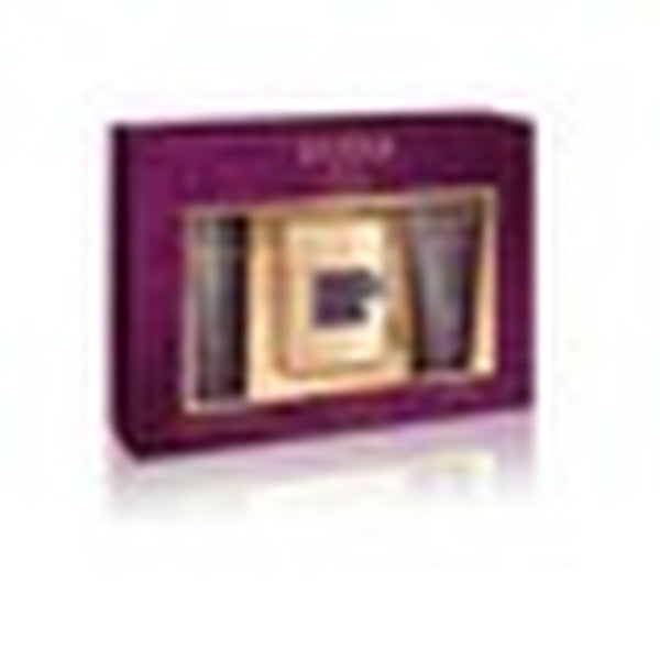 GUESS Gold 3 piece fragrance gift set with Eau de Toilette, body spray, and shower gel