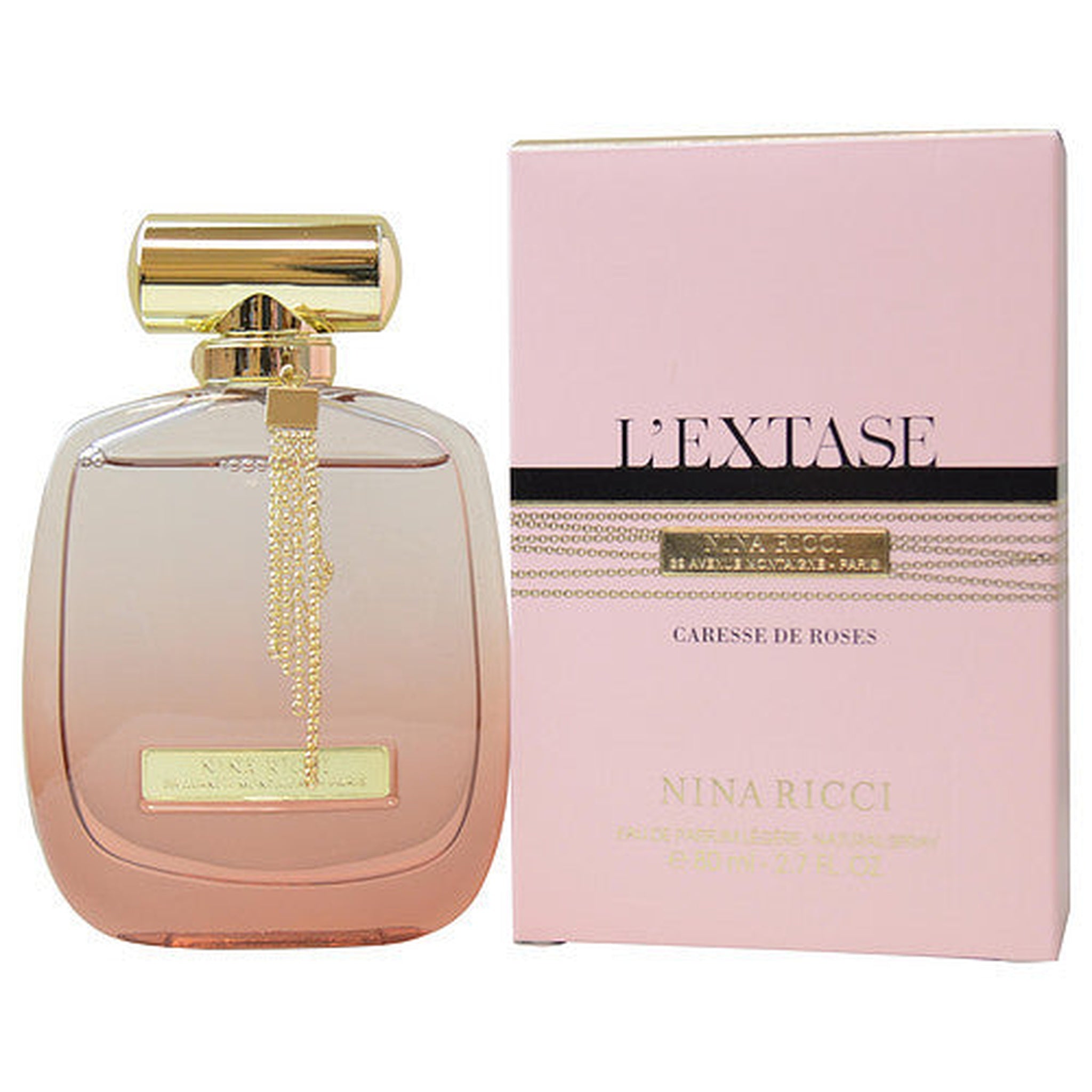 Nina Ricci L'Extase Caresse de Roses Légère 2.7 oz EDP spray women's tester bottle