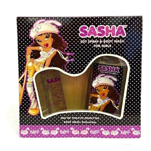 BRATZ Sasha 2PCS fragrance set with 1.7 oz eau de toilette and 8 oz body wash