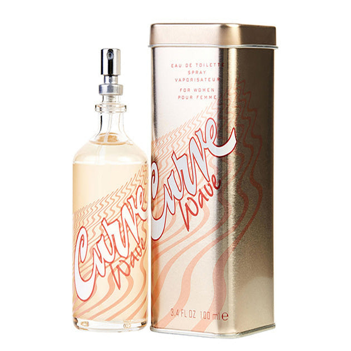 Liz Claiborne Curve Wave 3.4 oz EDT spray bottle
