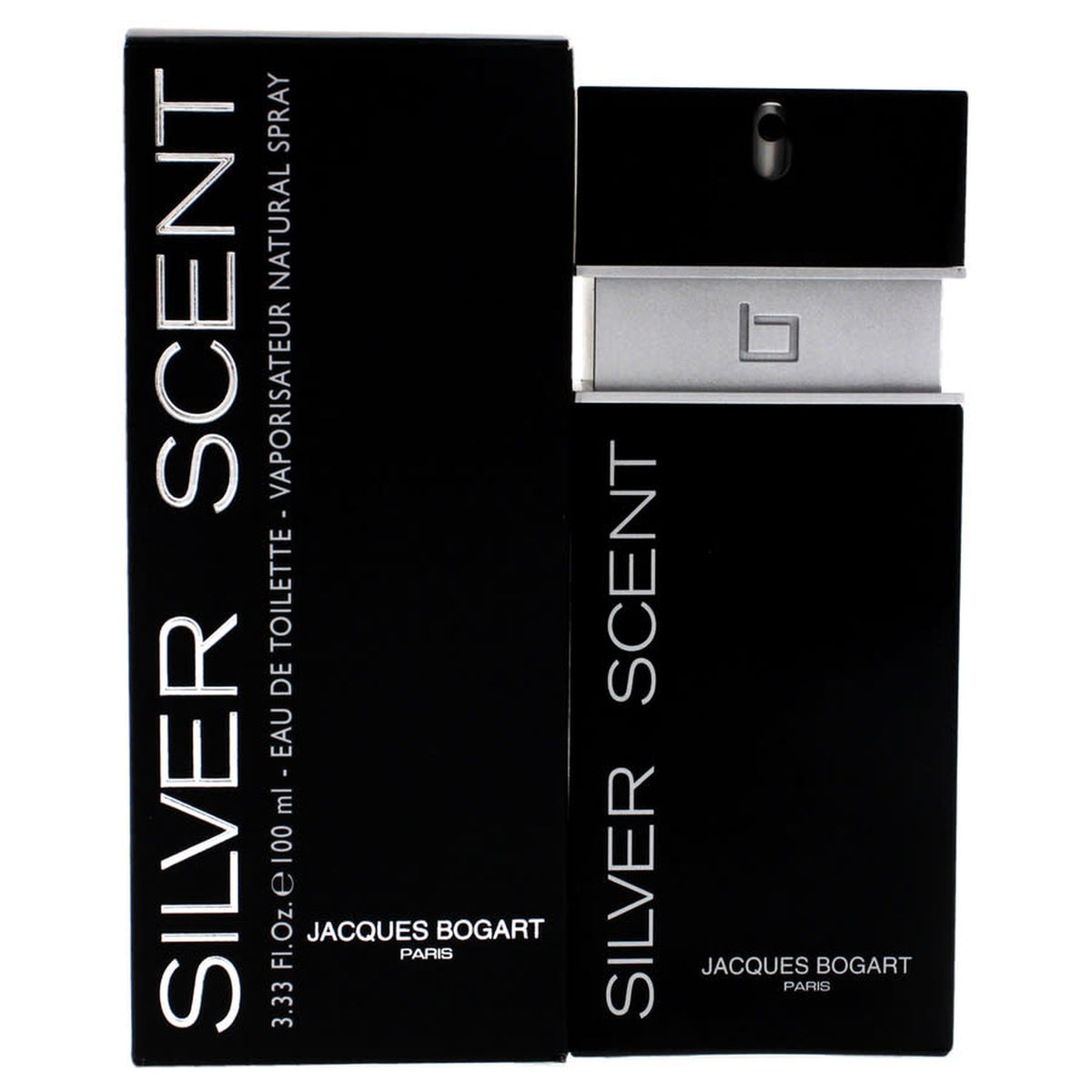 Silver Scent 3.4 oz EDT Spray bottle by Jacques Bogart